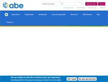 Tablet Screenshot of abeuk.com